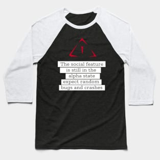 Alpha feature Baseball T-Shirt